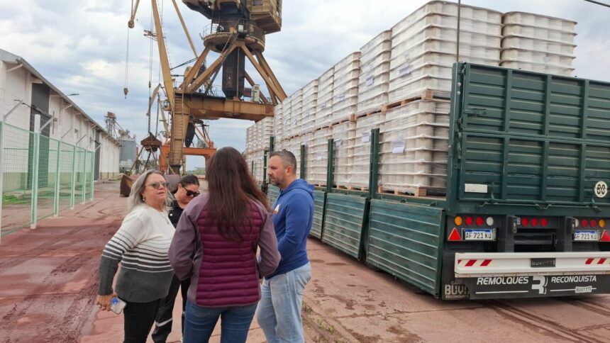 Desde El Puerto De Barranqueras Se Realizó Una Exportación Histórica De Hilado De Algodón