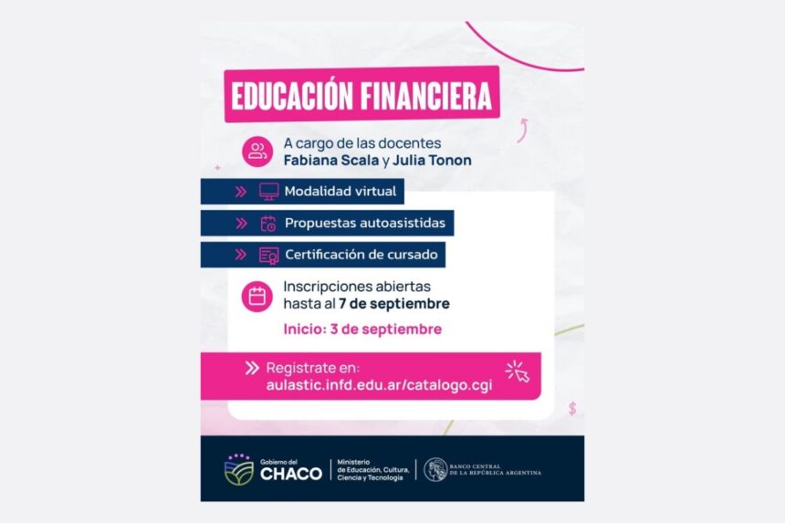 Educación Financiera En La Escuela Secundaria: Está Abierta La Inscripción A Nuevos Cursos De Capacitación Docente