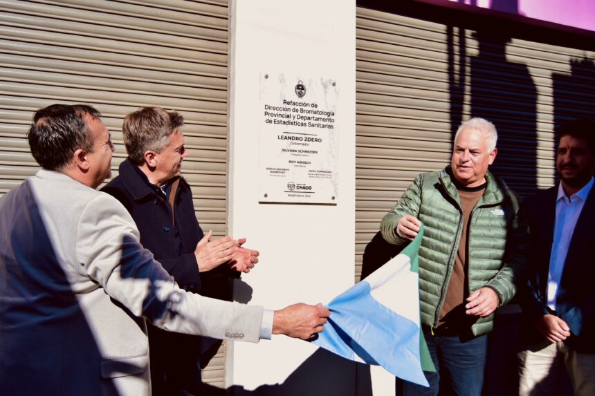 El Gobernador Zdero Habilitó Las Refacciones Integrales De Bromatología Y De Estadística Sanitaria