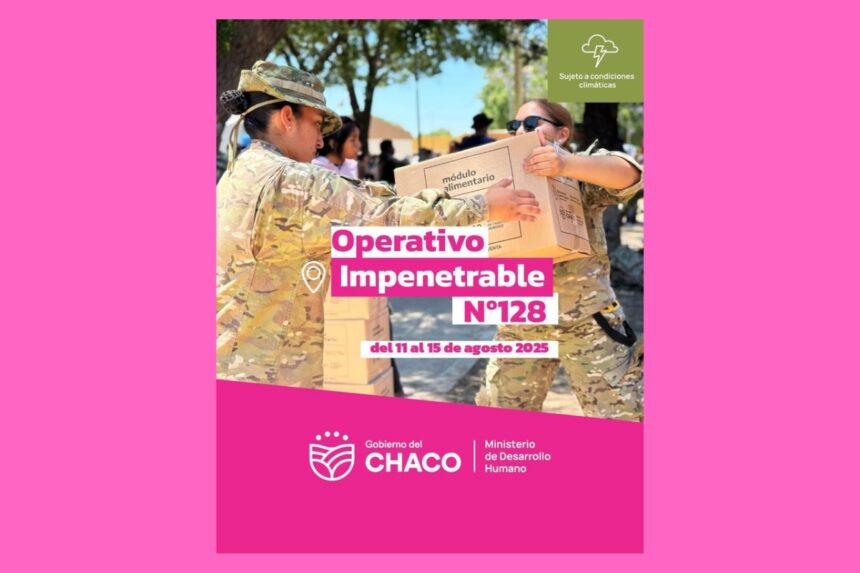 Este Lunes 11: Comienza El Operativo Nº128 En El Interfluvio Chaqueño