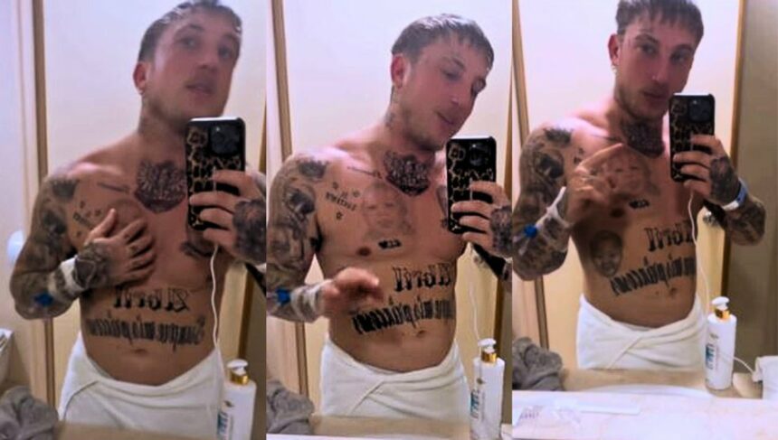 “Estoy internado”: El Polaco grabó un video desde el hospital sobre su estado de salud