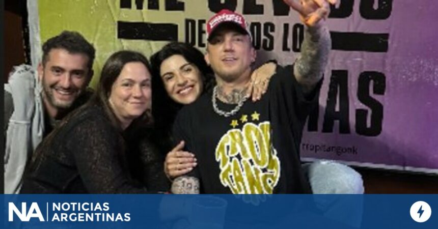 Gianinna Maradona y El Polaco coincidieron en una noche de fiesta y volvieron a encender rumores de romance