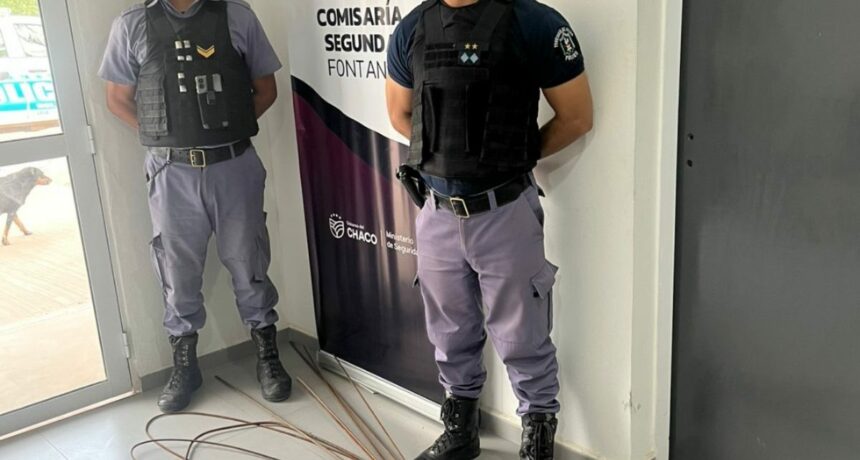 FONTANA: Recuperaron Tres Barras De Hierro Sustraídas En El Barrio Independencia