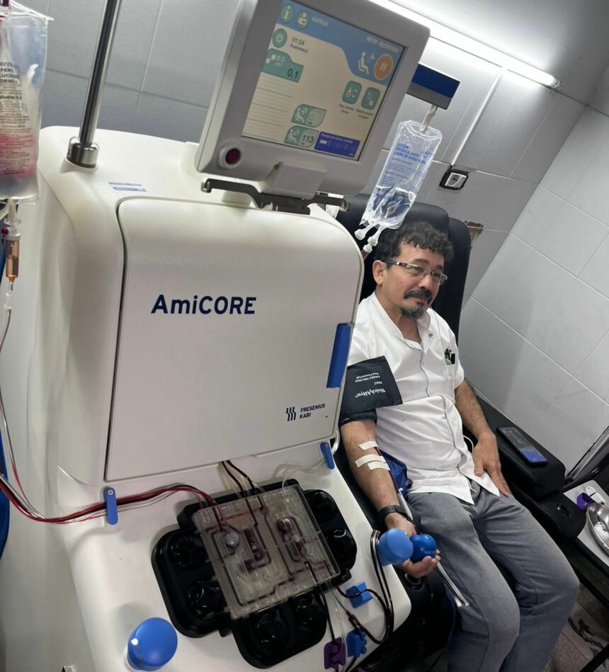 Salud Realizó La Primera Colecta De Plaquetas Con El Nuevo Equipo De Plaquetoféresis