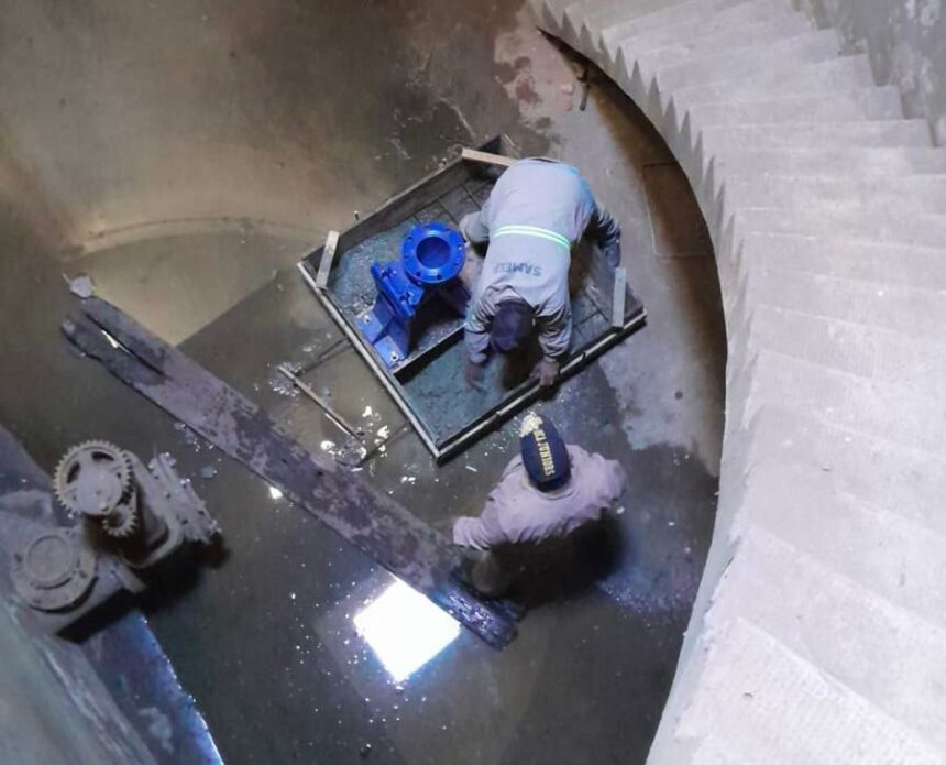 Sameep Acondiciona Pozo Cloacal Para La Próxima Instalación De Nuevas Bombas Que Aliviarán El Sistema En Sáenz Peña