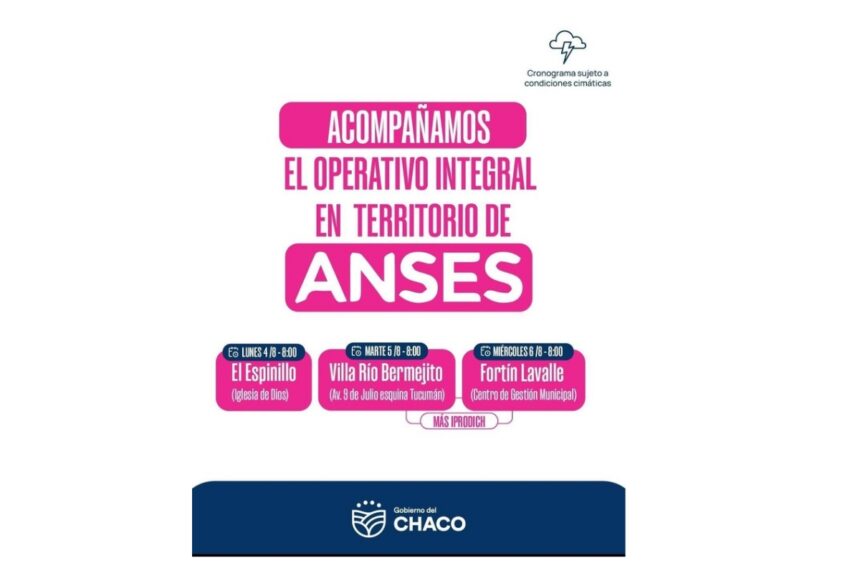 Trabajo Articulado: Desarrollo Humano Acompañará Operativo Integral De Anses En Territorio