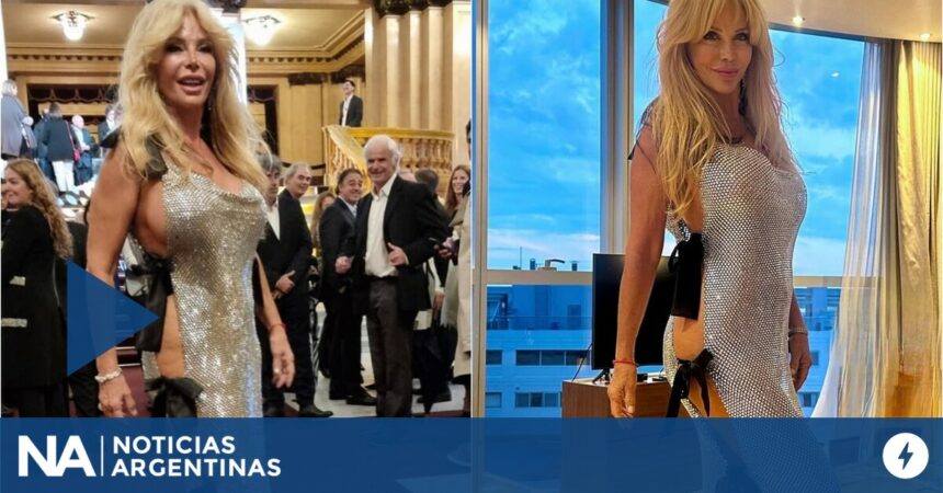 «Vestido asesino»: Graciela Alfano hizo estallar las redes y la comparan con Joan Collins