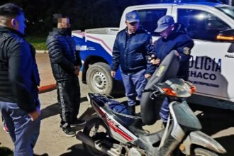 RESISTENCIA:   Fue Detenido Por Circular Con Una Moto Robada