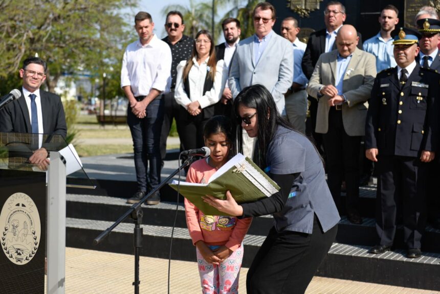 Sáenz Peña rindió homenaje al General José de San Martín al cumplirse 175 de su fallecimiento