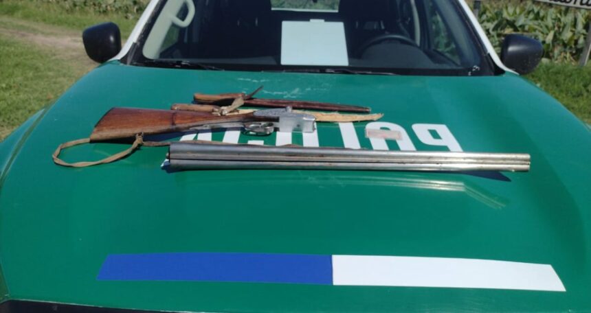 SAN MARTÍN:  Los Demoraron Por Portar Una Escopeta Sin Documentación