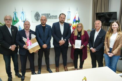 Encuentro institucional entre la Legislatura del Chaco y parlamentarios de Montenegro