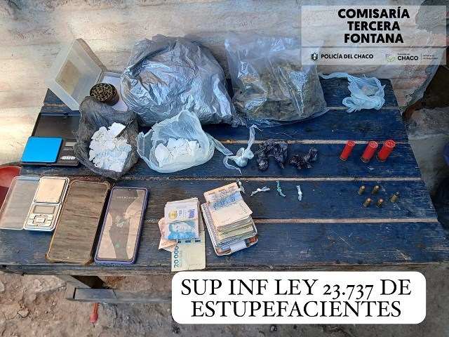 CHACO: Allanamientos Positivos Dejan Detenidos, Secuestro De Armas, Drogas Y Dinero En Efectivo