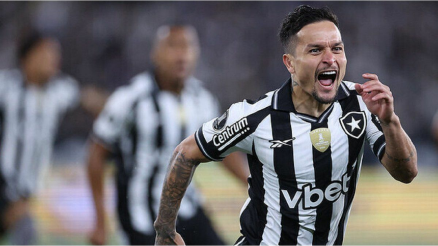 El gol a los ¡13 segundos! de Botafogo para ganar en la Copa Libertadores