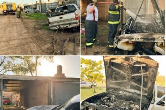 RESISTENCIA: Se Incendió Una Camioneta En El Barrio Tribunal De Cuentas