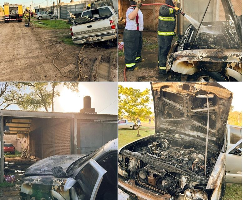 RESISTENCIA: Se Incendió Una Camioneta En El Barrio Tribunal De Cuentas