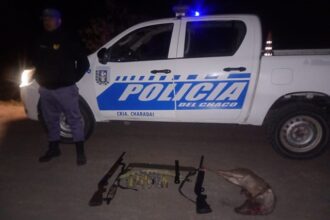 CHARADAI: Secuestran Armas Y Un Animal Sin Vida En Operativo Rural