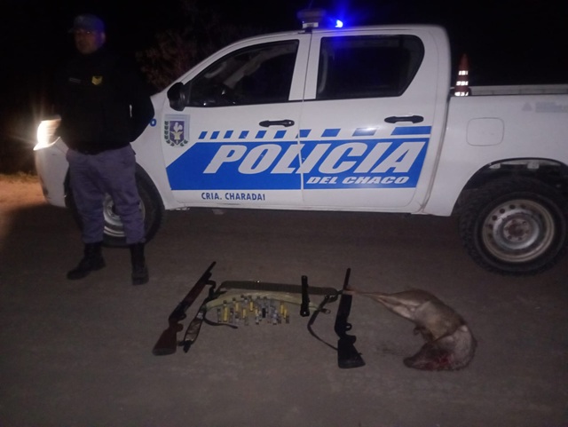 CHARADAI: Secuestran Armas Y Un Animal Sin Vida En Operativo Rural