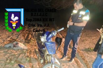 CASTELLI: Accidente De Tránsito Con Una Persona Mayor Con Lesiones Graves