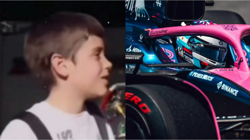 El emotivo posteo de Alpine de un joven Franco Colapinto: “Mi sueño es llegar a la Fórmula 1”