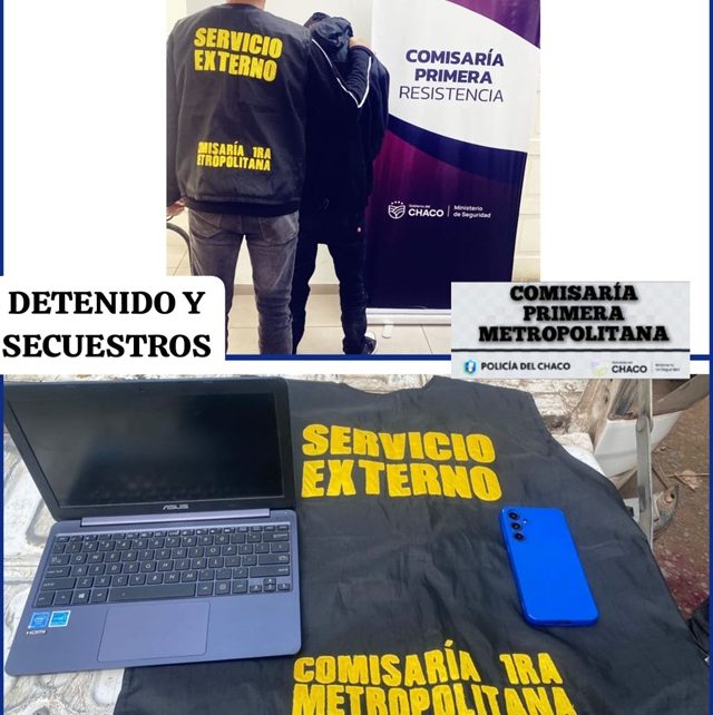 CHACO: Atrapan Al Presunto Autor Del Robo A Ex Directora Del Hospital Pediátrico