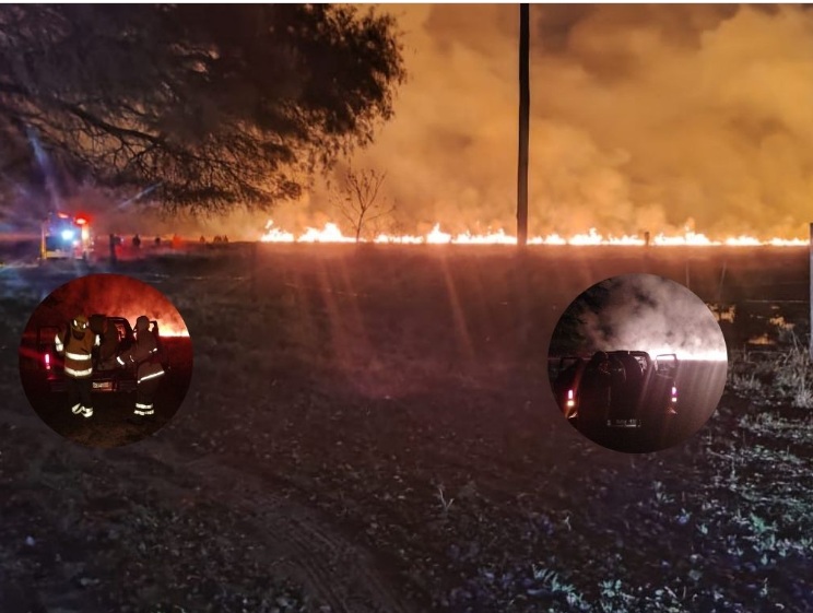 COLONIA BENÍTEZ: Bomberos Combatieron Un Incendio De Gran Magnitud