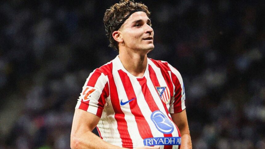 Primera picada de la Araña: golazo de Julián Álvarez en la derrota del Atlético de Madrid ante el Espanyol