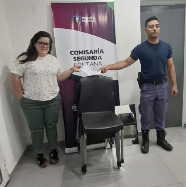 CHACO: Ofertaba Sillas Sustraídas, Terminó Preso