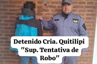 QUITILIPI: Un Detenido Por Supuesta Tentativa De Robo
