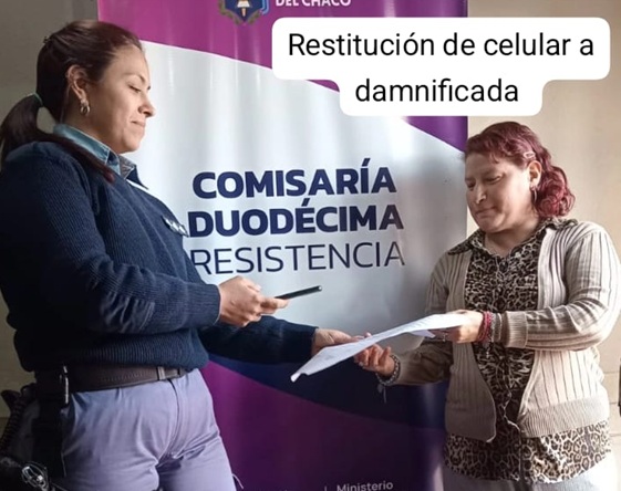 RESISTENCIA: Le Robó Un Celular Y Un Secador A Su Mamá, La Policía Lo Recuperó