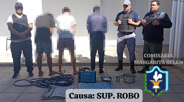 MARGARITA BELEN: Terminaron Tras Las Rejas Luego De Robar Una Vivienda