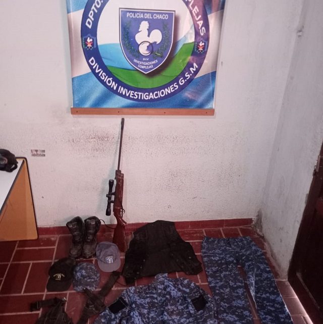 PAMPA DEL INDIO: Tras Allanamientos Secuestran Dos Armas Que Habrian Sido Utilizado En Un Homicidio
