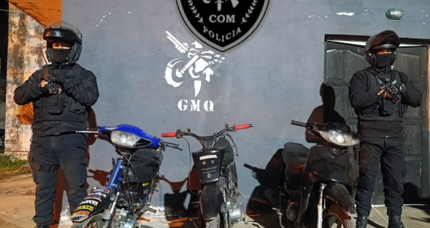 QUITILIPI: Secuestran Tres Motocicletas En Operativo De Prevención Contra “Wileros”
