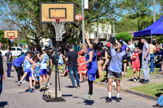 Sáenz Peña: Exitoso primer Encuentro Municipal de Mini Básquet