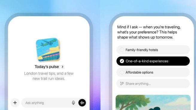 OpenAI lanza Pulse, su nueva herramienta integrada en ChatGPT para generar informes automáticos