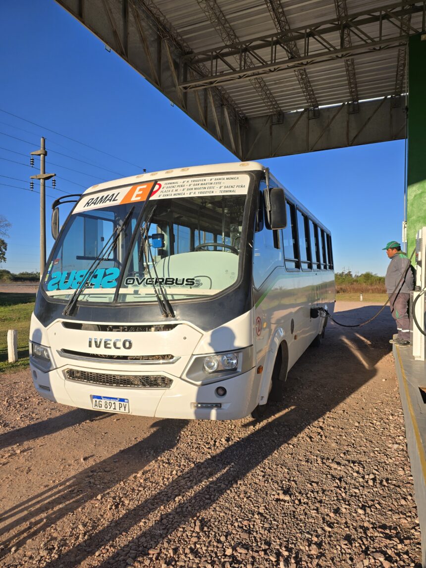 Sáenz Peña primera ciudad del país en incorporar sistema GLP en sus colectivos