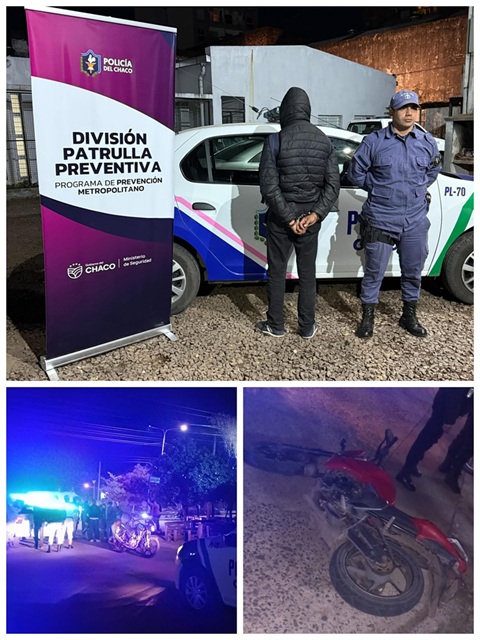 CHACO:  Intentó Escapar Cuando Llegó La Policía Y Chocó A Un Empleado Municipal