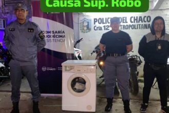 RESISTENCIA: Recuperaron Un Lavarropas Robado De Un Domicilio