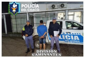 RESISTENCIA:  Interceptan A Un Hombre Que Sustrajo Dinero Y Mercadería De Un Kiosco