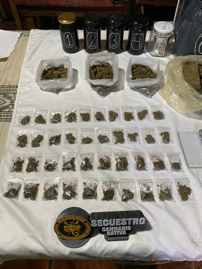 Nuevo Golpe Al Narcotráfico En Gancedo Y En Sáenz Peña: Secuestran Drogas, Dinero Y Armas