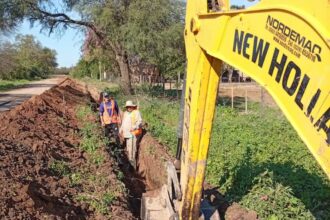 Sameep Amplía La Red De Agua Potable En El Paraje La Chiquita, De Sáenz Peña