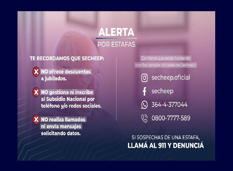 Secheep Alerta Sobre Intentos De Estafas Y Reitera Sus Canales Oficiales De Comunicación