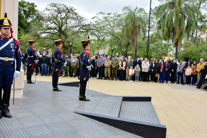 Sáenz Peña: Con un acto el Ejército Argentino presentó el «Ejercicio Libertador» en la plaza San Martín