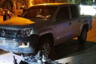 VILLA ANGELA: Una Joven Resultó Herida En Un Choque Entre Moto Y Camioneta