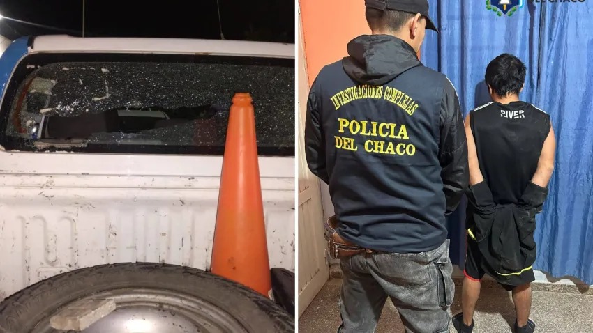 CHARATA: Agresión Y Destrozos Para Entorpecer Un Procedimiento Policial