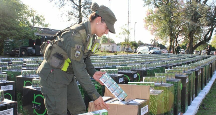 CHACO: Interceptan Camión Con 250.000 Atados De Cigarrillos De Contrabando
