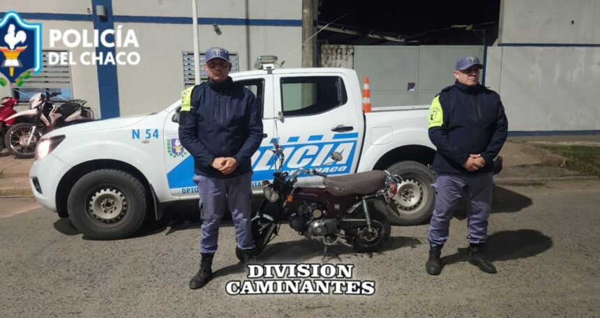 RESISTENCIA:   Secuestraron Una Moto Con Pedido De Robo