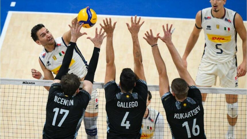 Argentina perdió con Italia y quedó eliminada del Mundial de Voley