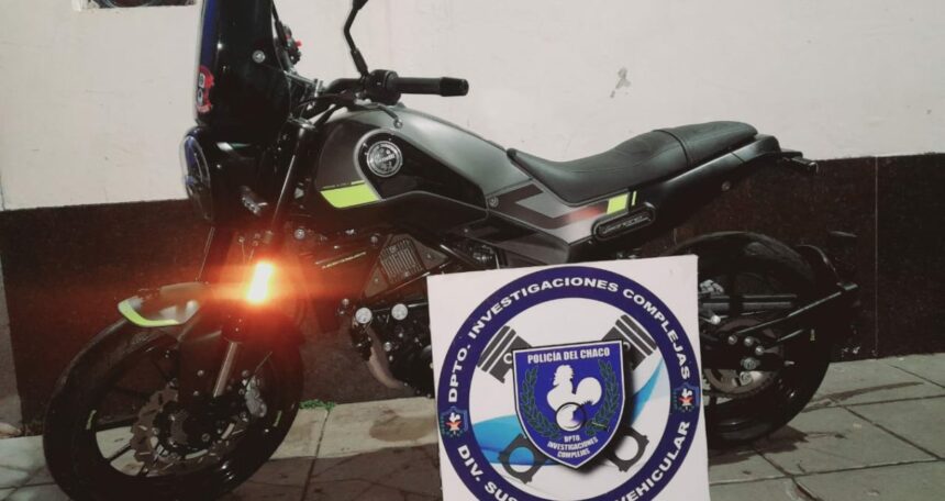 RESISTENCIA: Recuperaron Una Moto Benelli De 250 Cc En Una Causa Por Estafa