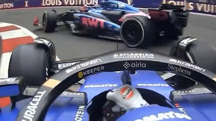 Fórmula 1: el toque de Alex Albon a Franco Colapinto en el Gran Premio de Bakú en Azerbaiyán y la reacción del piloto argentino