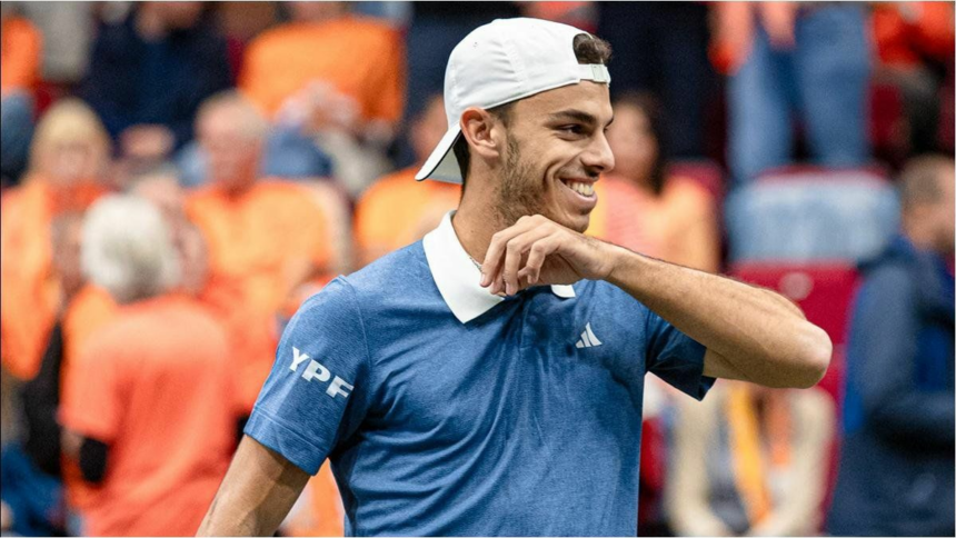 Copa Davis: Francisco Cerúndolo ganó y puso 2-0 a Argentina ante Países Bajos